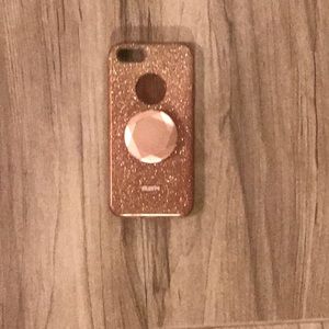 ESR rose gold sparkly phone case for iPhone SE. ;)